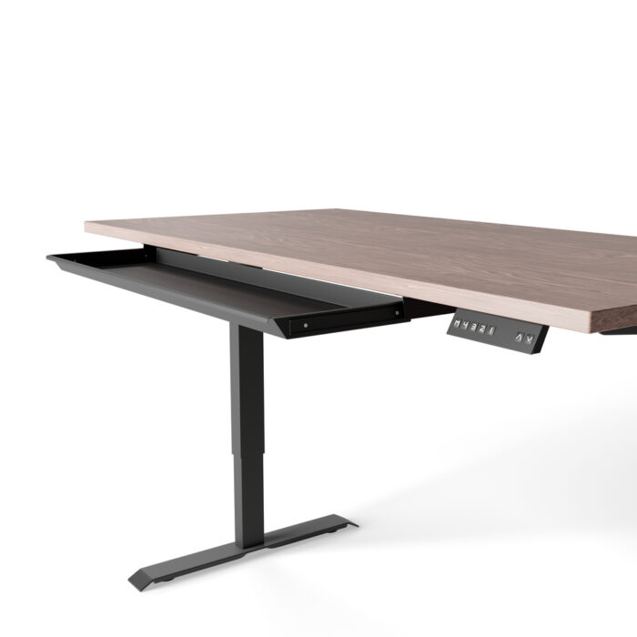 standable schreibtisch schublade offen