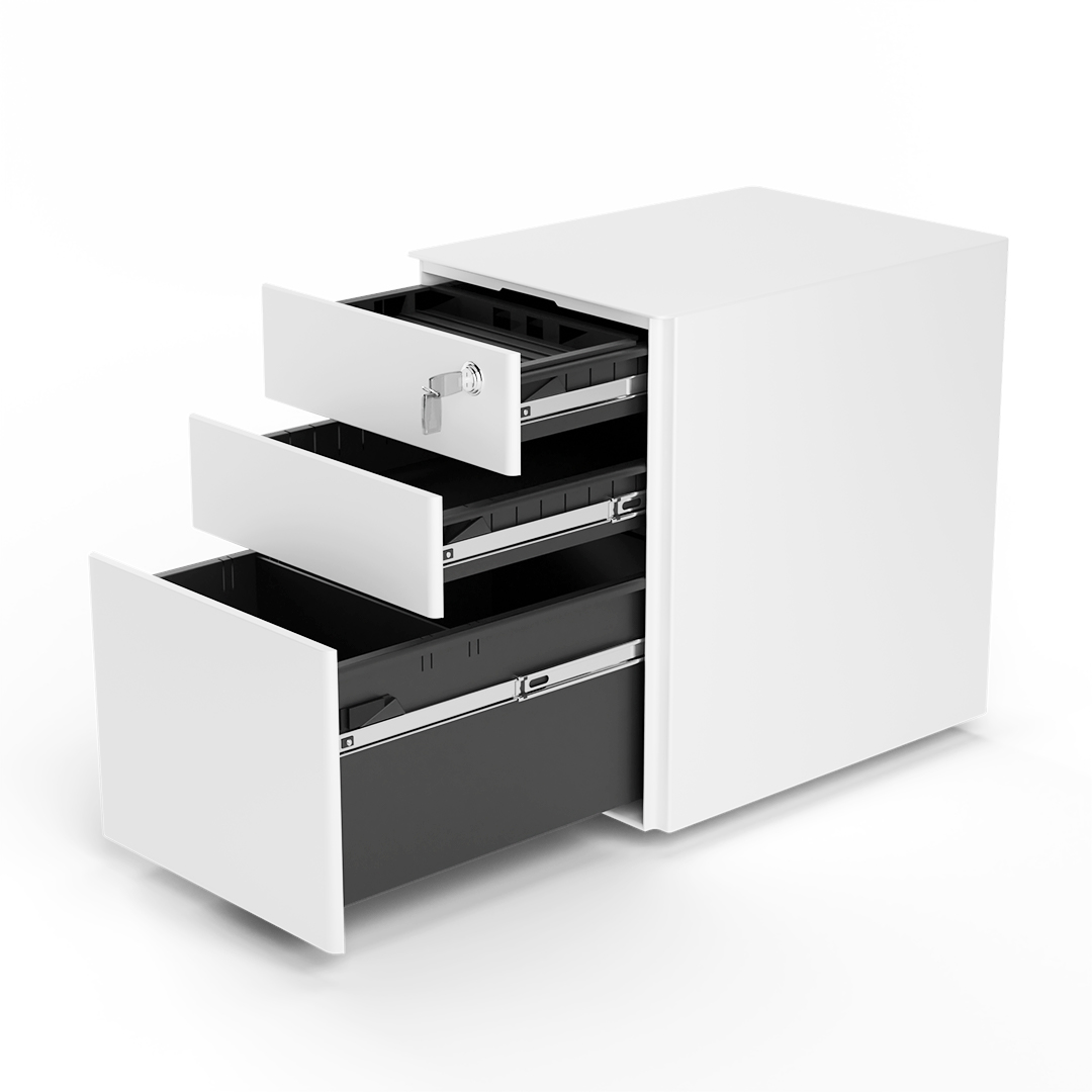 Korpus-Rollcontainer-offen-weiss Korpus Rollcontainer offen weiss