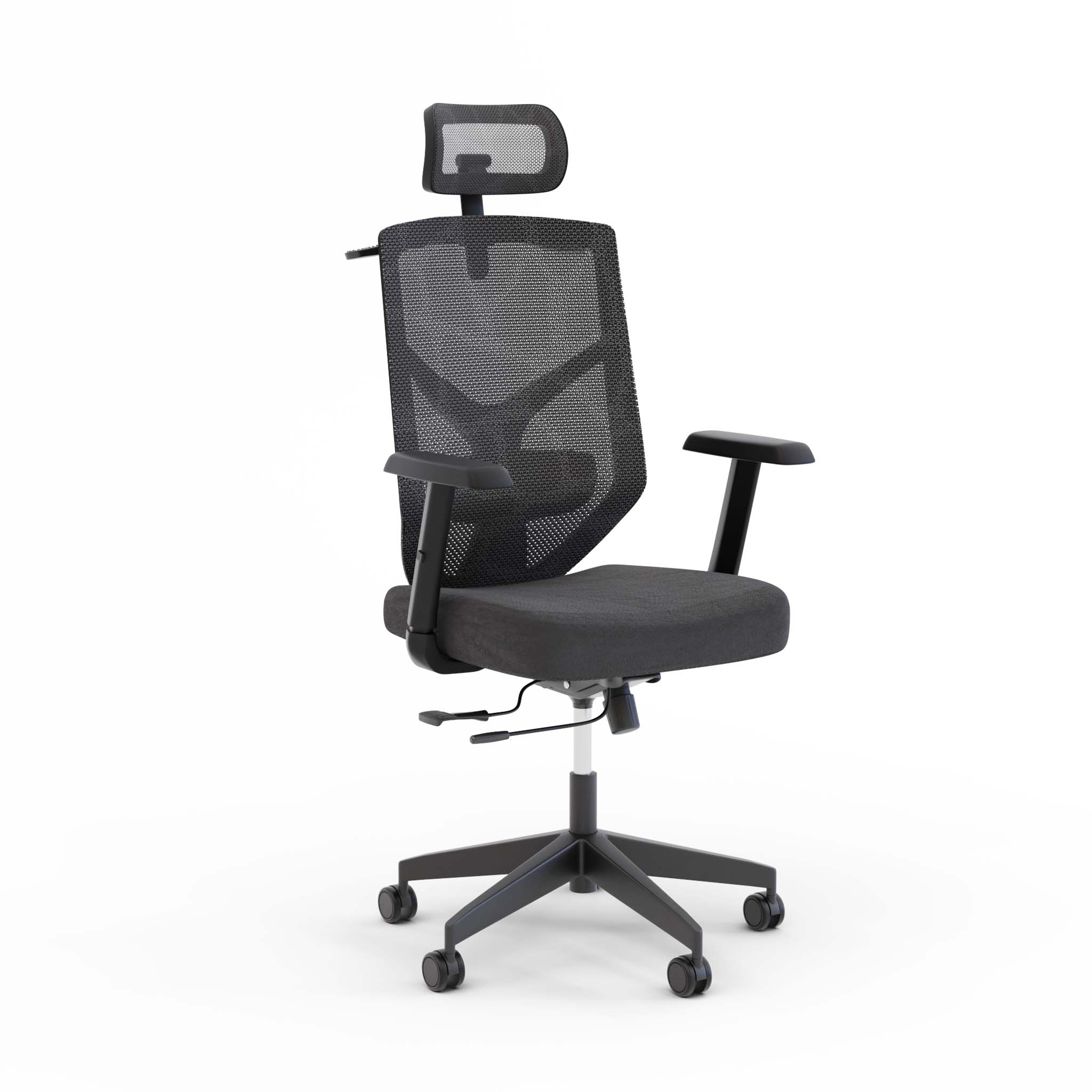 Bürostuhl-LENDA-schwarz Bürostuhl LENDA schwarz