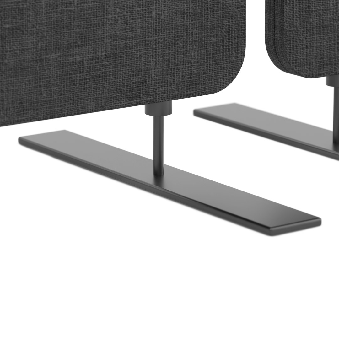 Akustik Trennwand WALL Anthrazit Füsse Akustik Trennwand WALL Anthrazit Füsse