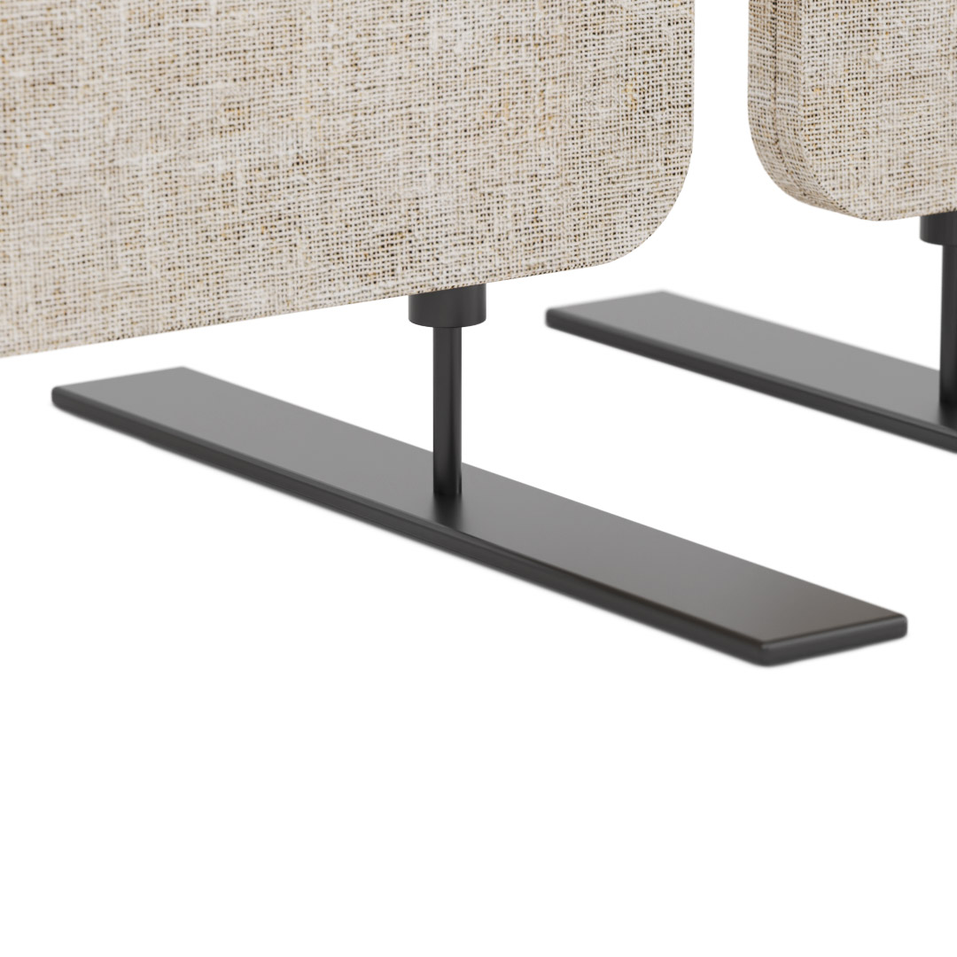 Akustik Trennwand WALL Beige Füsse Akustik Trennwand WALL Beige Füsse