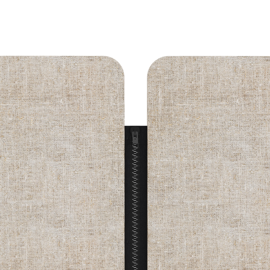 Akustik Trennwand WALL Beige Reissverschluss Akustik Trennwand WALL Beige Reissverschluss